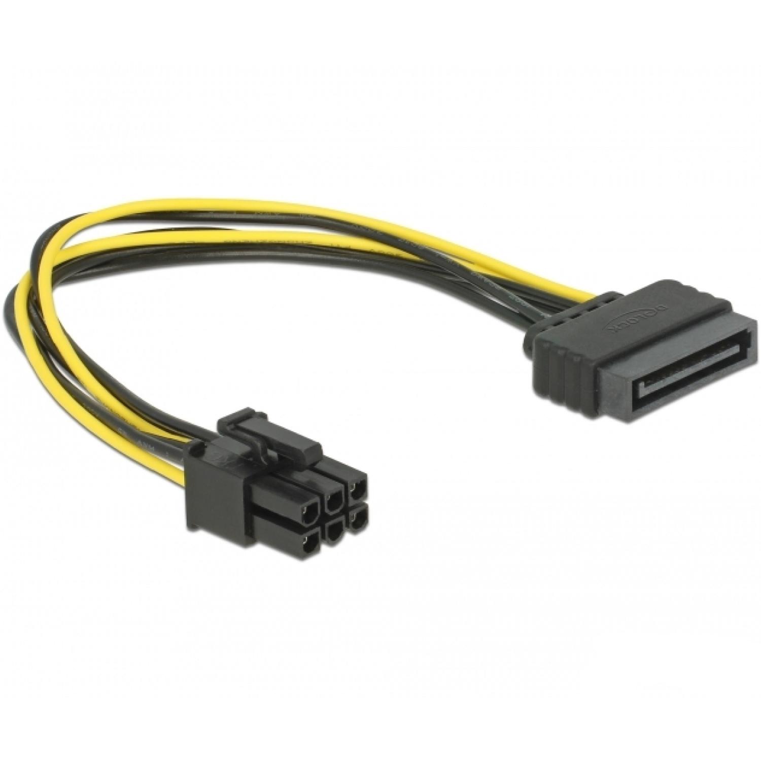DeLOCK 15-pins SATA > 6-pins PCIe