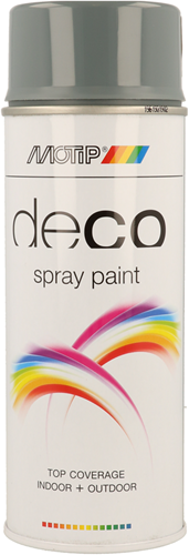 Motip deco lak | hoogglans | ral 7031 | 400ml - 01691