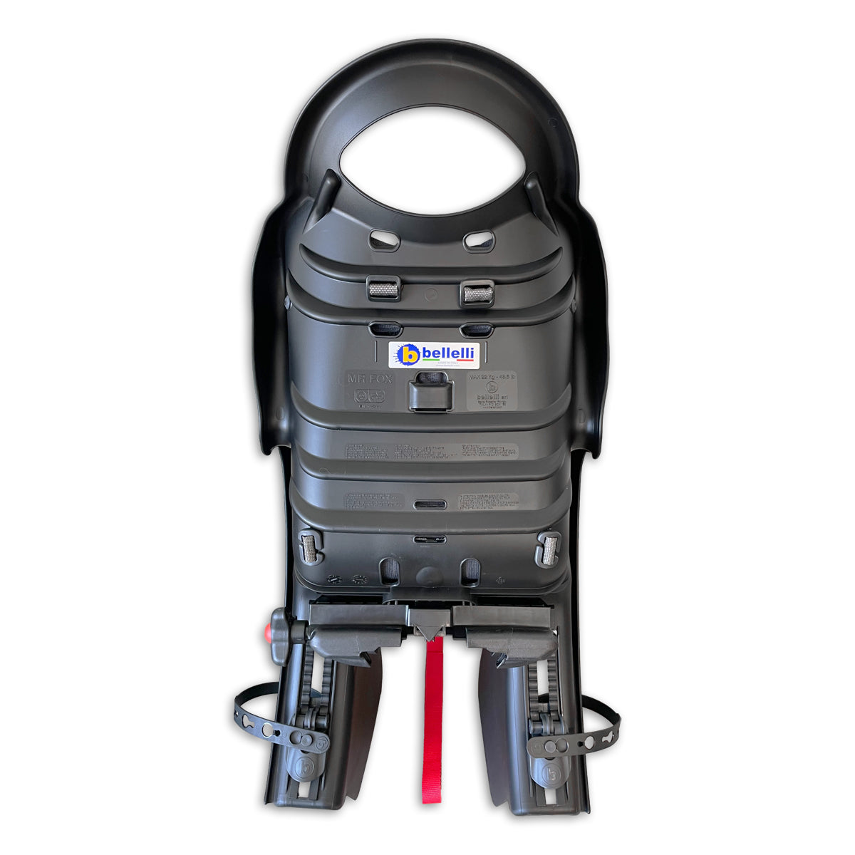 Bellelli Fietsstoeltje achter Mr. Fox Luxe Klem