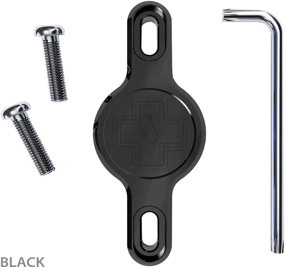 Muc-off secure tag holder v2 for apple airtag | black