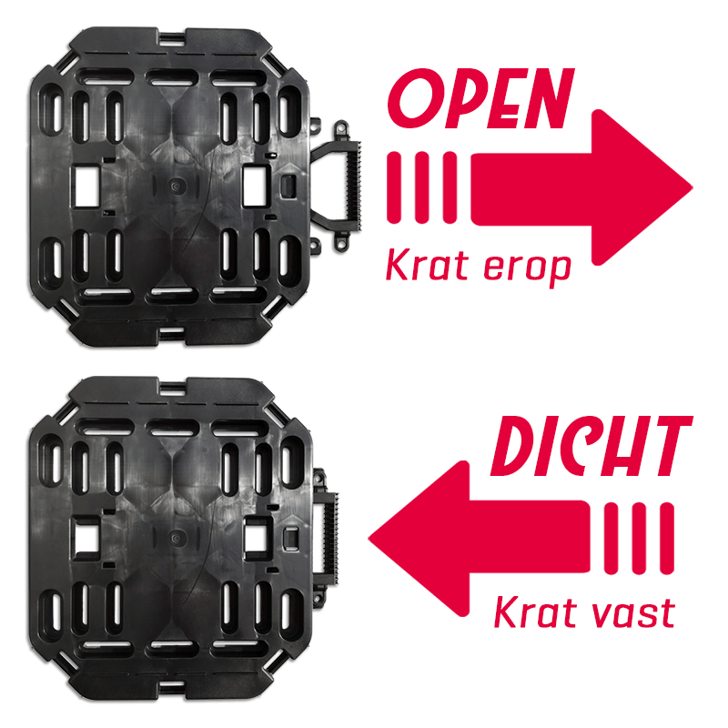 Basisset: Vouwkrat + Multi-Plaat