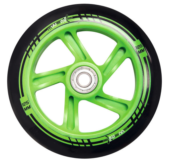 2-wiel Kinderstep Opvouwbaar Voetrem Zwart Groen