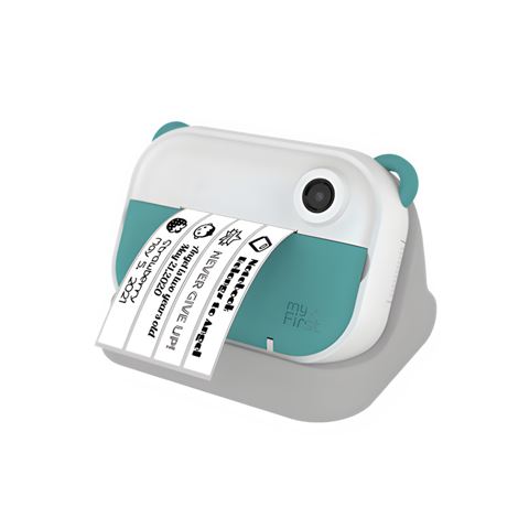 Myfirst camera insta wi blauwgroen + gratis wi thermal sticker kleur patroon