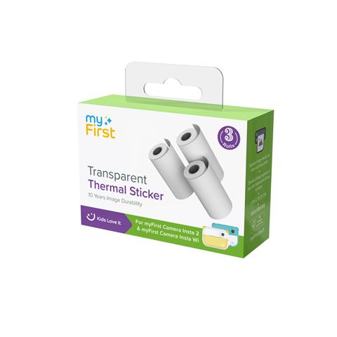 Mijn eerste transparante 2.0 thermische sticker