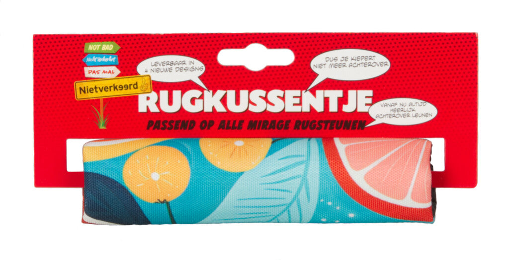 Newlooxs nietverkeerd rugsteun kussen fruitcocktail