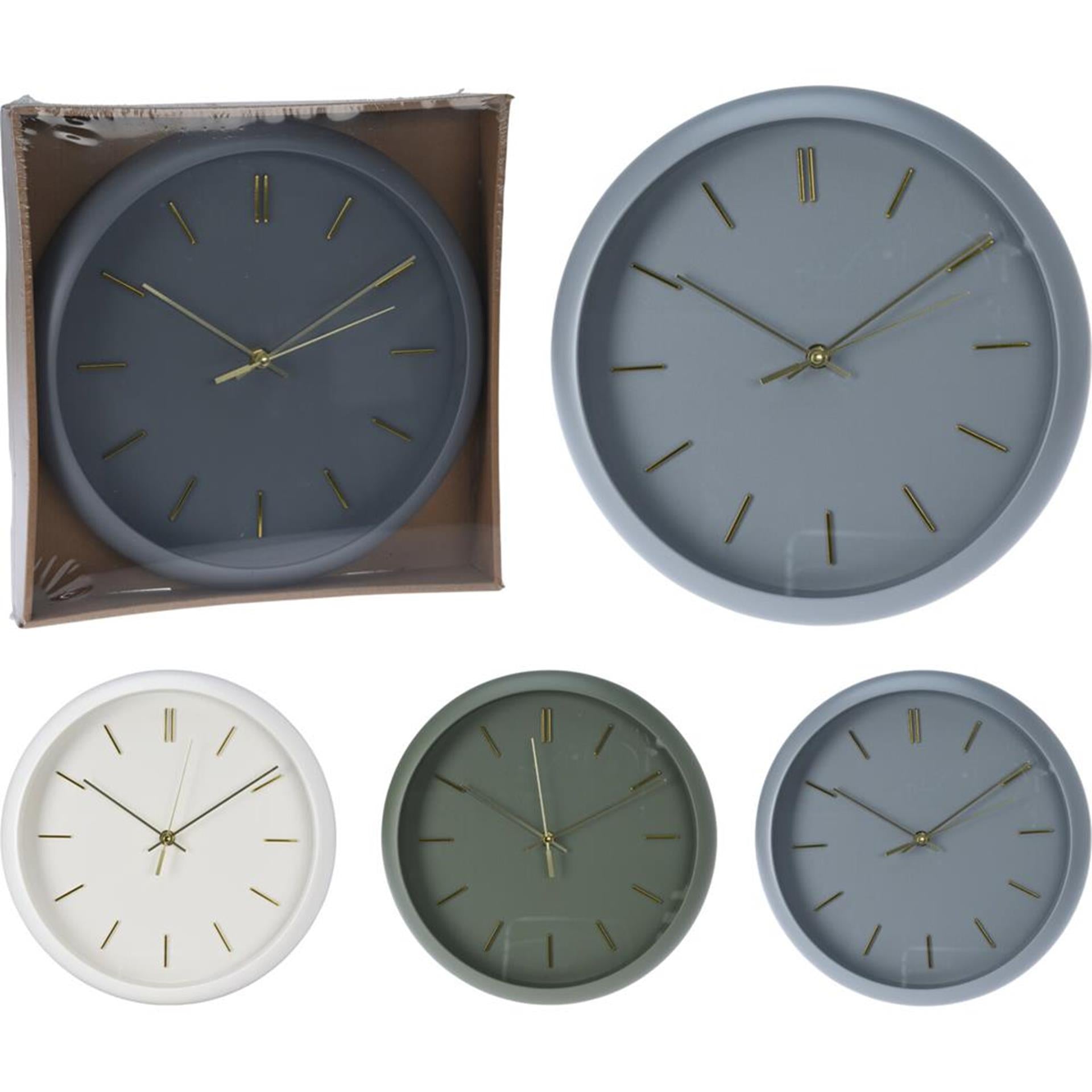 Cosydecor wandklok 30x4,5cm