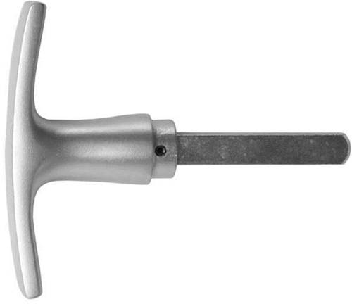 Nemef buitenkruk 3041 4-60mm m6 vierkantstift 9mm | afmeting kruk: 86 x 20 mm - 9304104606