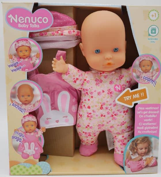 Famosa nenuco babypopje met diverse geluidsjes en extra kleertjes