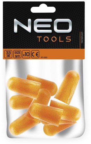 Neo gehoorbescherming oorplug | 33db | zak(10) - 6453402