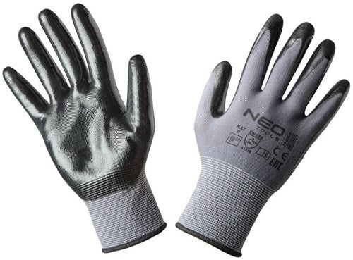 Neo werkhandschoen nylon | met nitril coating | m9 - 6453450