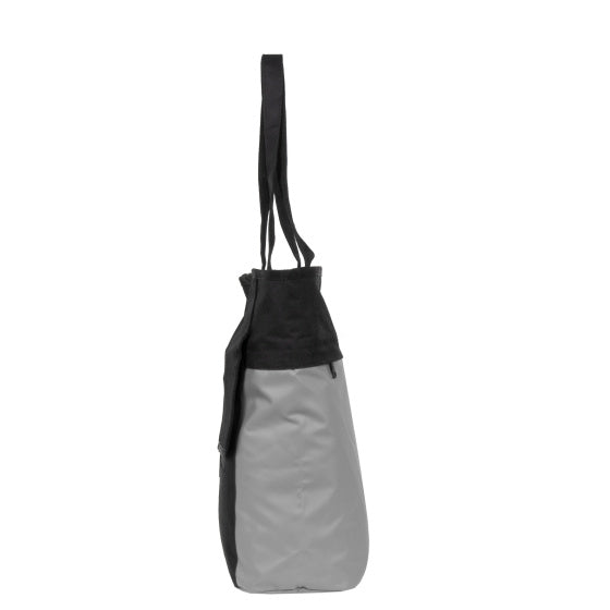 Fiets carbon waterafstotende shopper fietstas 21l grijs