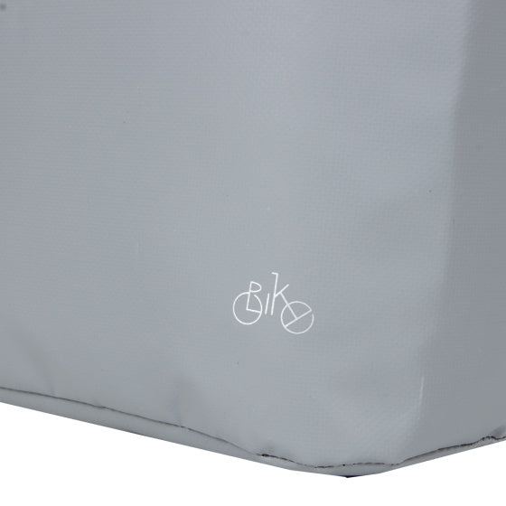 Fiets carbon waterafstotende shopper fietstas 21l grijs