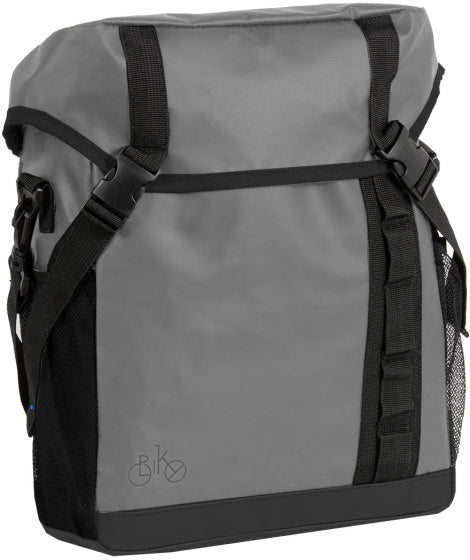 Fiets carbon waterafstotende fietsschoudertas 12l grijs
