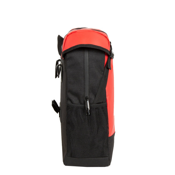 Fiets carbon waterafstotende fietsschoudertas 24l rood
