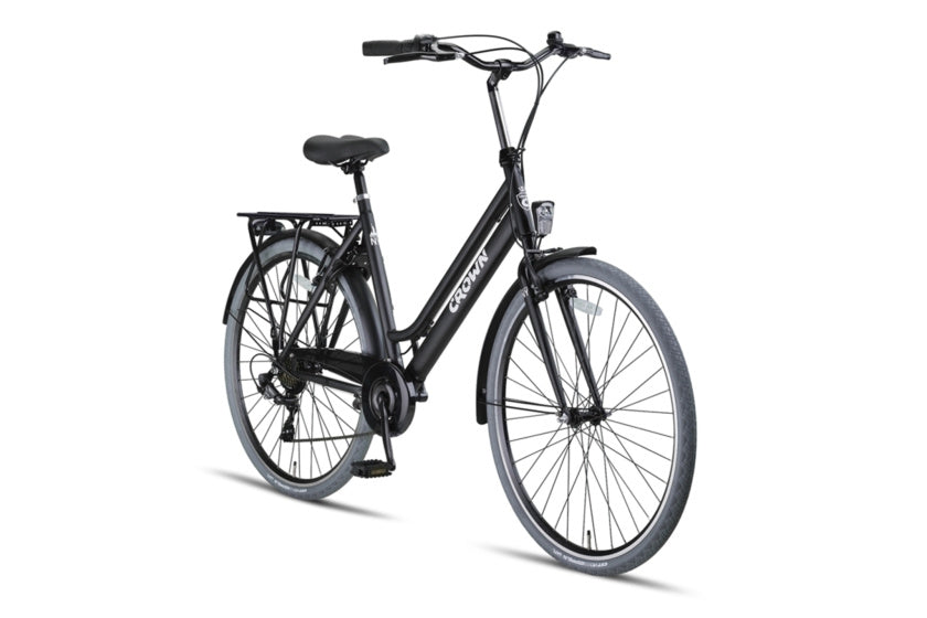 New York 28inch Damesfiets 53cm Midnight Zwart *** ACTIE ***