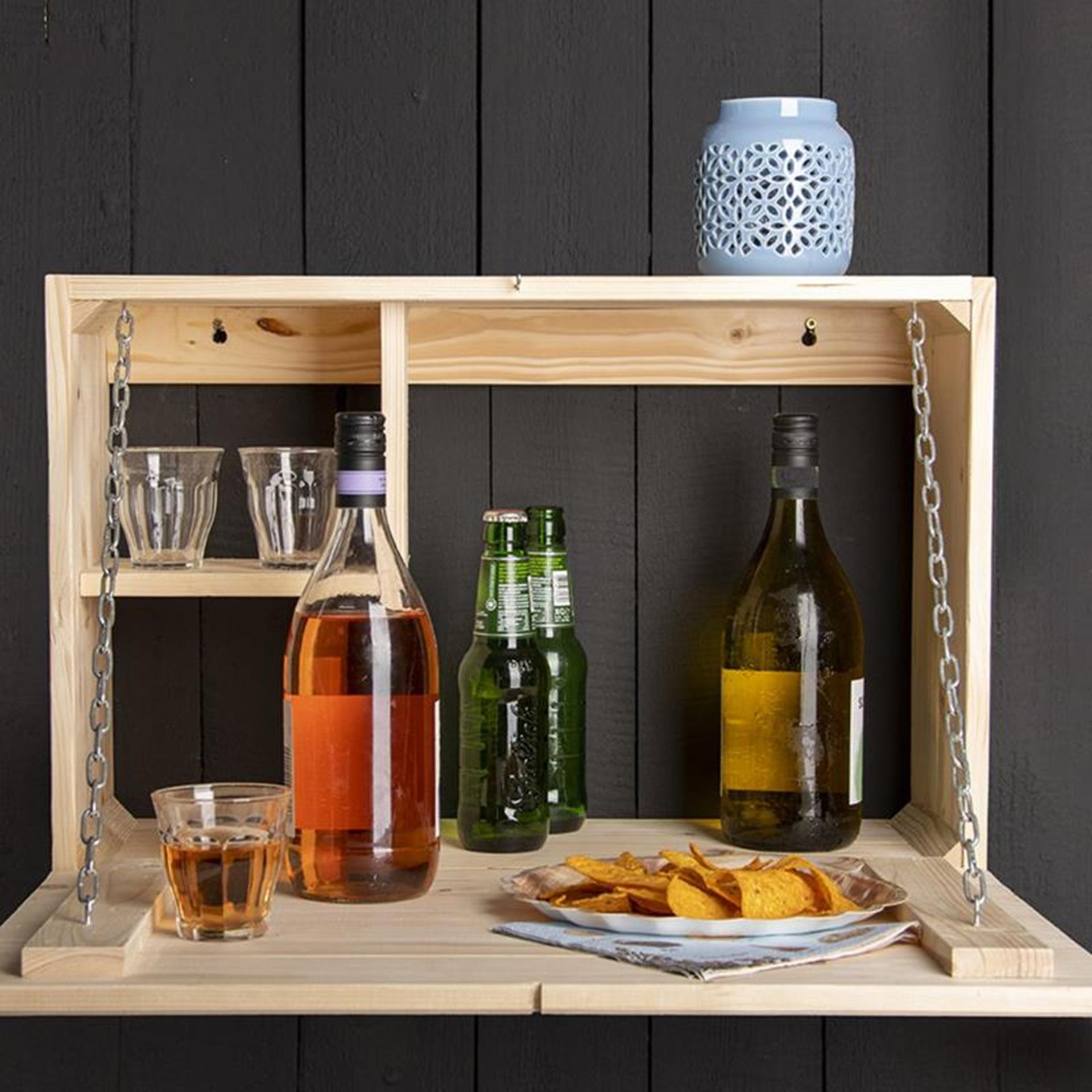 Esschert design muurbar 56x58x38.3cm