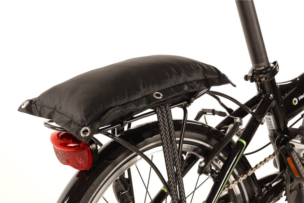 bagagedragerkussen Fat 35 cm zwart