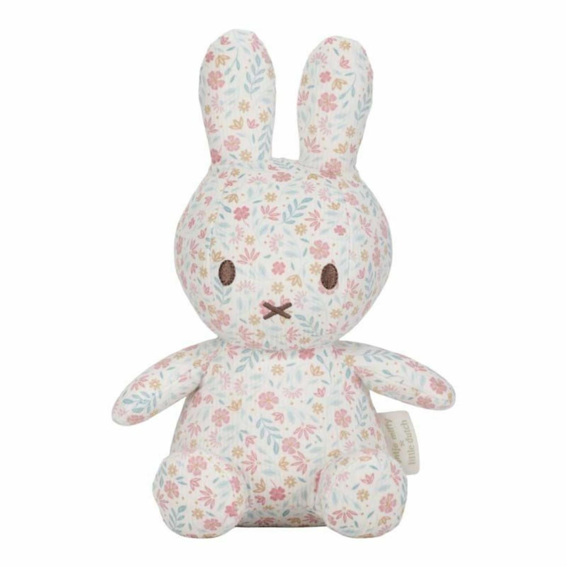 Little dutch nijntje x lucky all-over knuffel - 20 cm - blossom