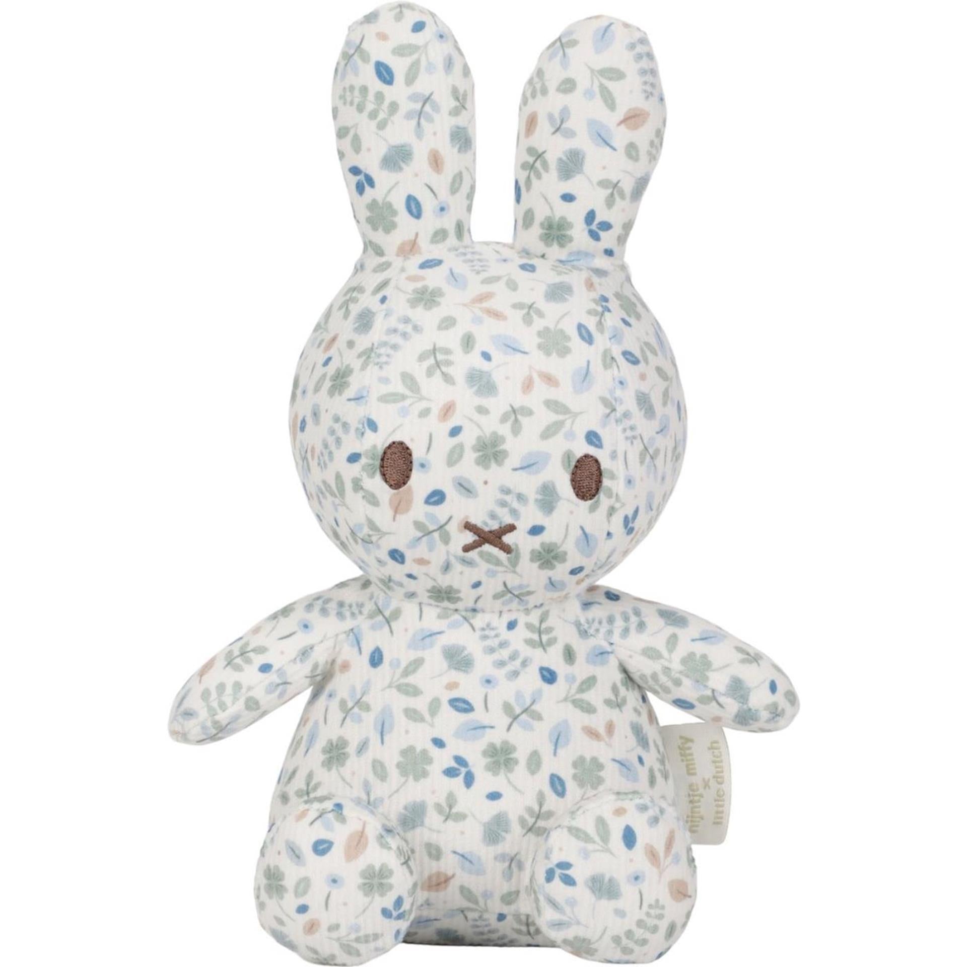 Little dutch nijntje x lucky all-over knuffel - 20 cm - leaves