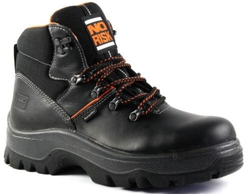 No risk hoge schoen franklyn 6065.40 42 s3 zwart - maat 39 - 00.071.015.39