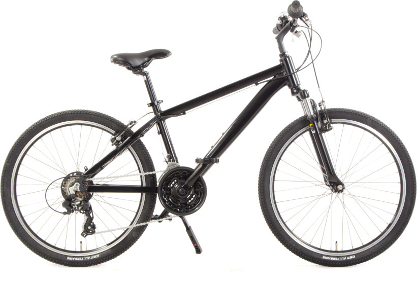 Noname atb 24 inch 36 cm jongens 21v v-brakes zwart