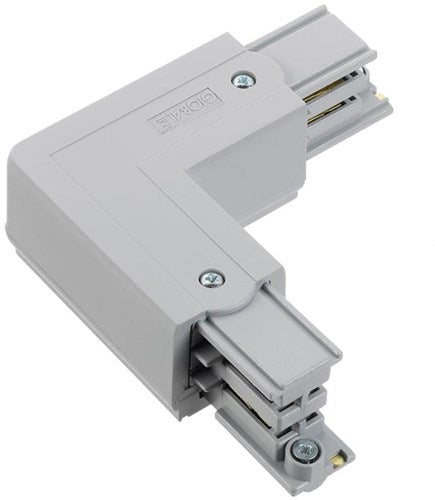 Nordic hoekstuk vast 90gr. tbv. rail alu rechts 5050041