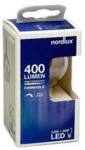 Enzo nordlux led kogel e14 4,8-35w 2500k filament gold dimbaar - 2760040