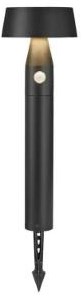Enzo nordlux led solar tuinlamp op spie nama 1w 3000k zwart 50cm - 4802840