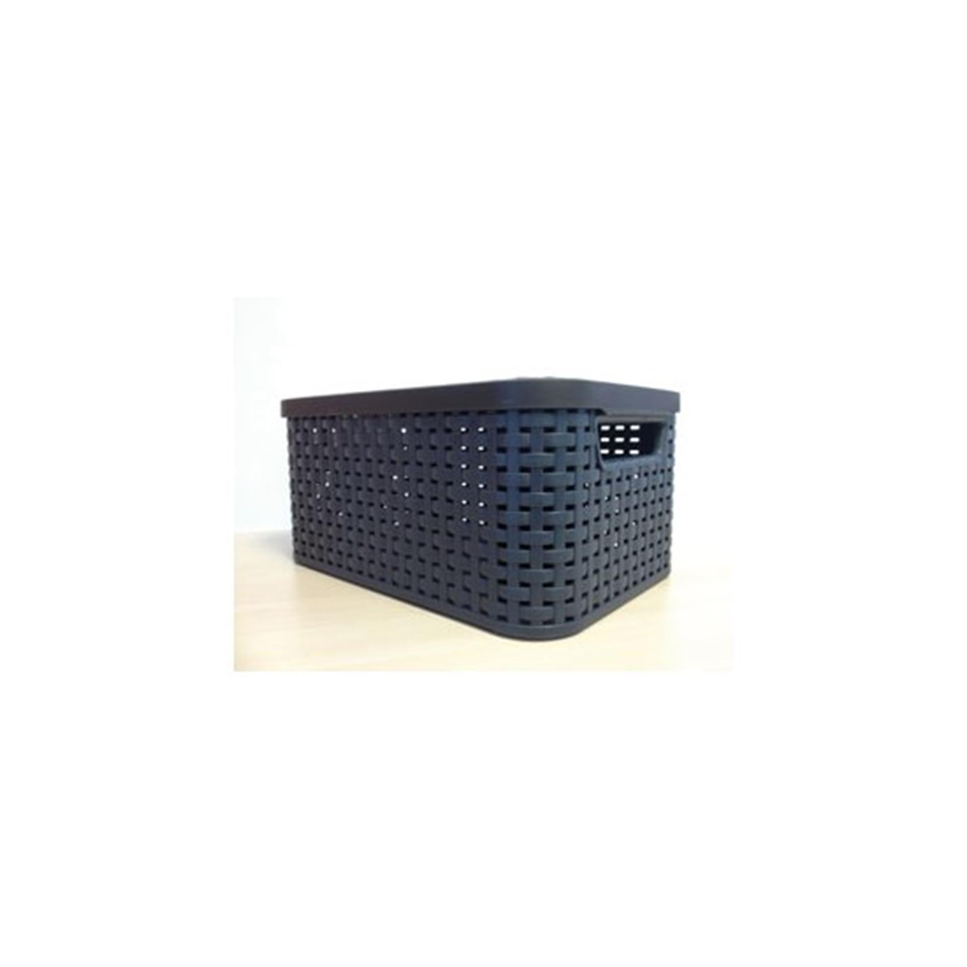 Curver style mand l met deksel antraciet