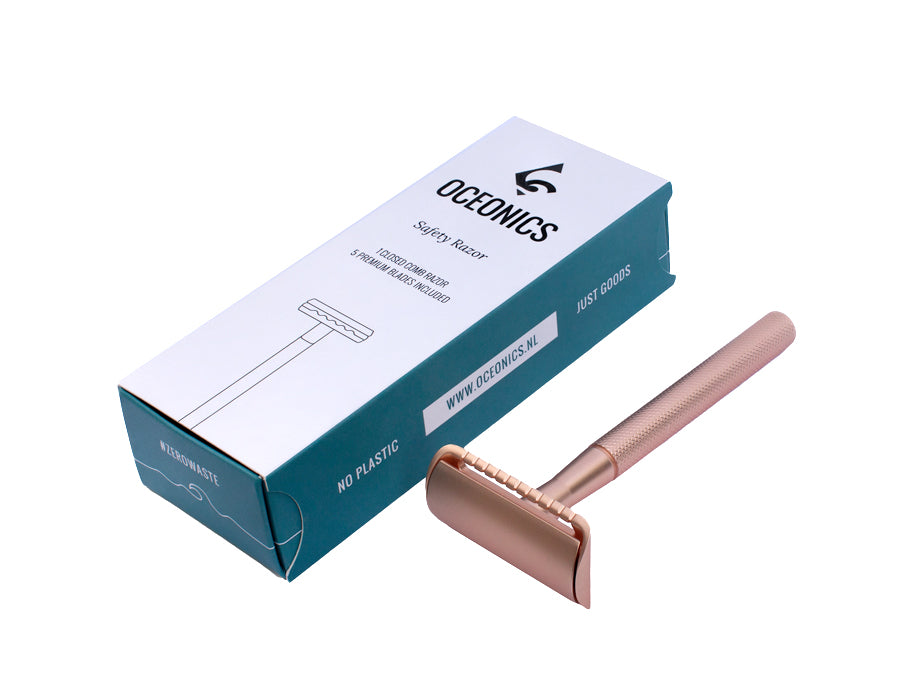 Oceonics scheermes veiligheidsscheermes roze - rond