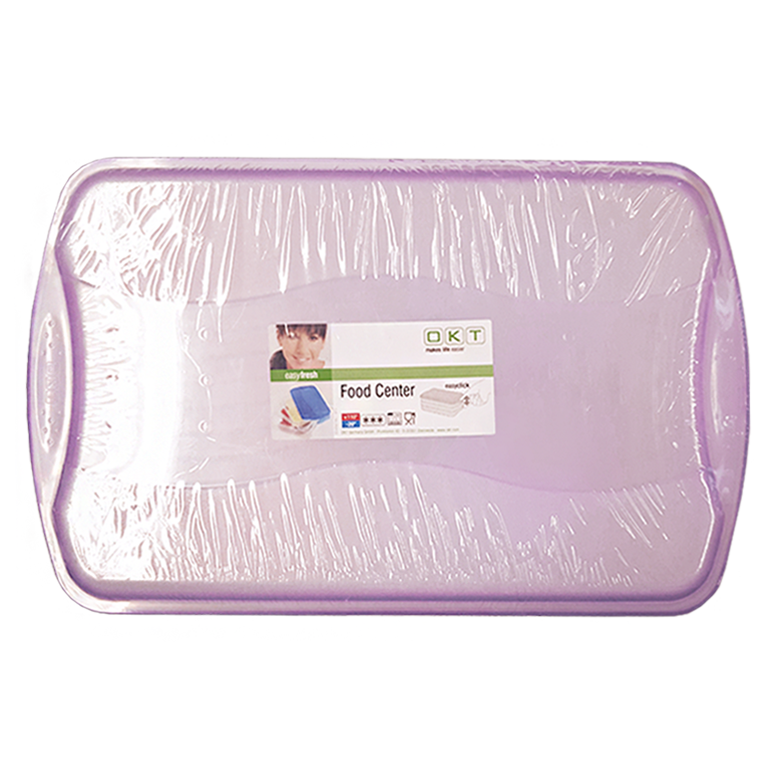 Okt vershouddozen easy fresh paars met deksel 3 stuks