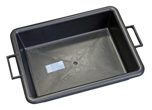 Oliebak 25ltr plastic met greep pv