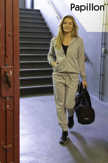 Joggingbroek manchet dames grijs maat 3XL