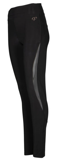 Tight sportlegging dames zwart maat S