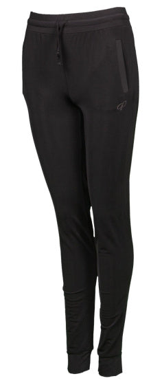 Trainingsbroek manchet dames zwart maat L