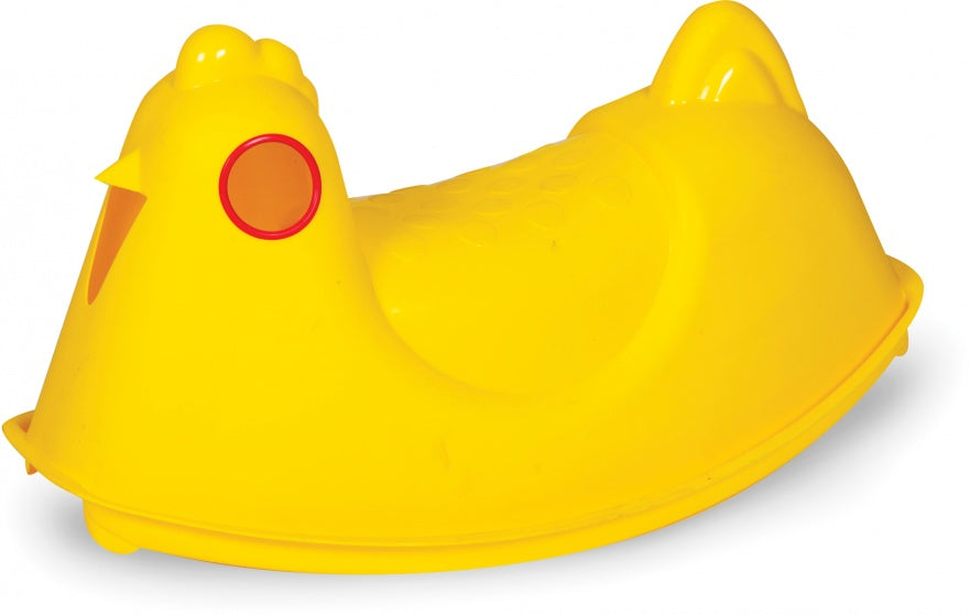 Kip Schommelwip met Handgrepen 78 cm Geel