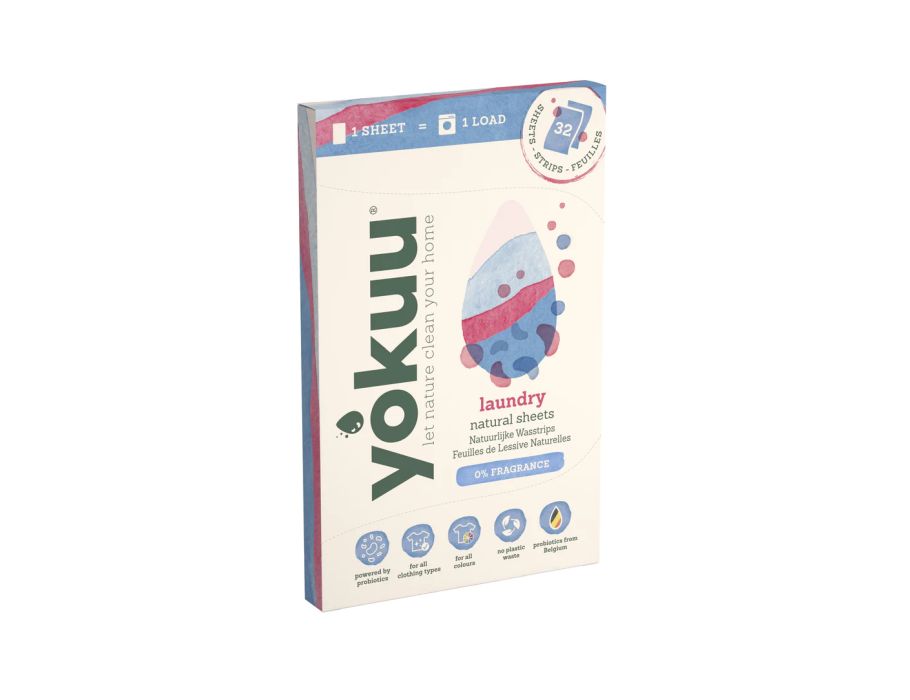 Yokuu wasstrips - wasmiddeldoekjes - 0% geur - 32 stuks