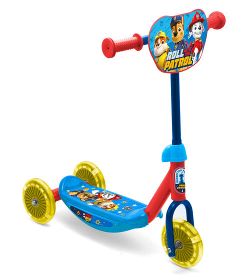 3-wiel kinderstep jongens blauw rood geel