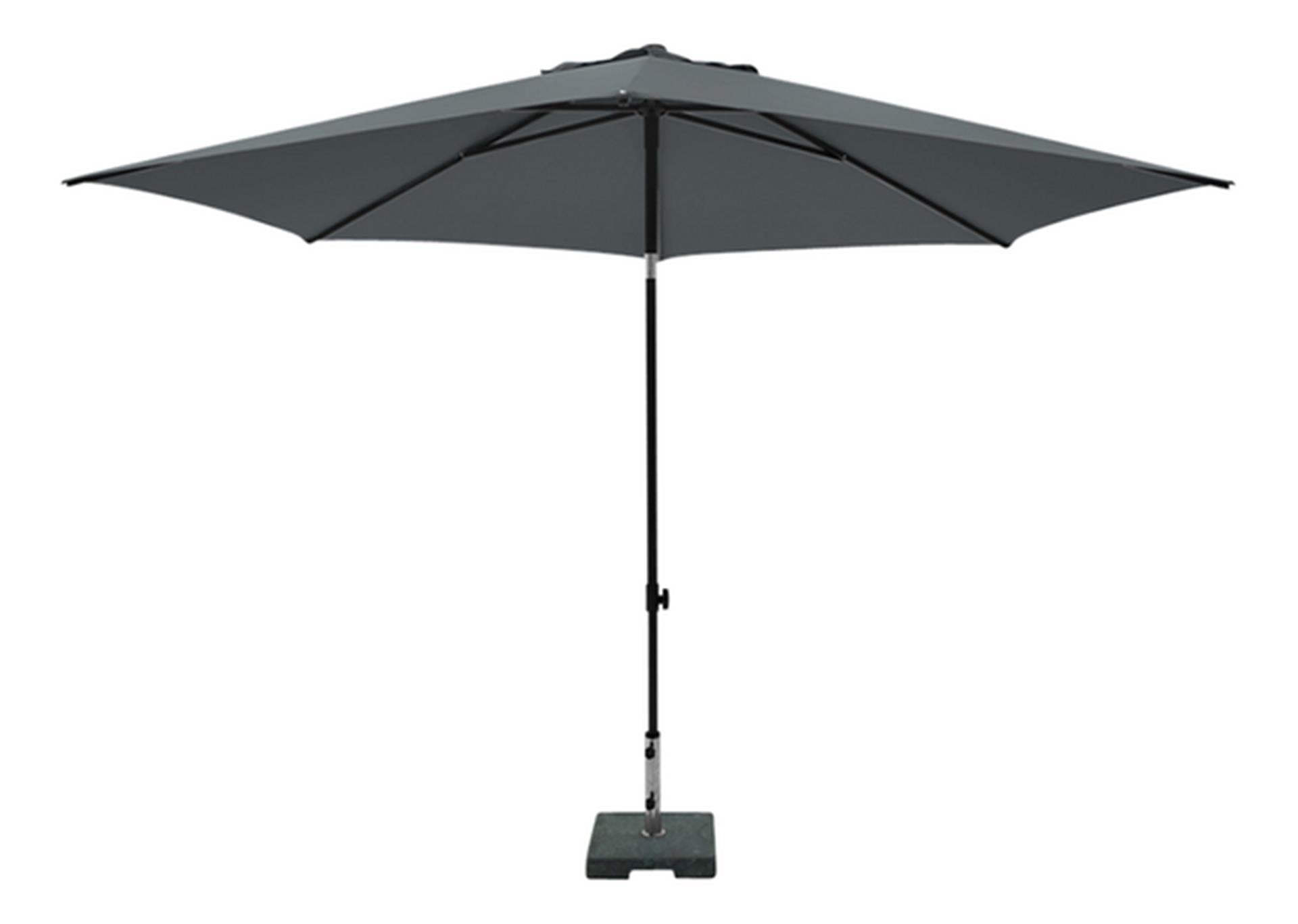 Madison parasol mykanos push-up 250cm grijs