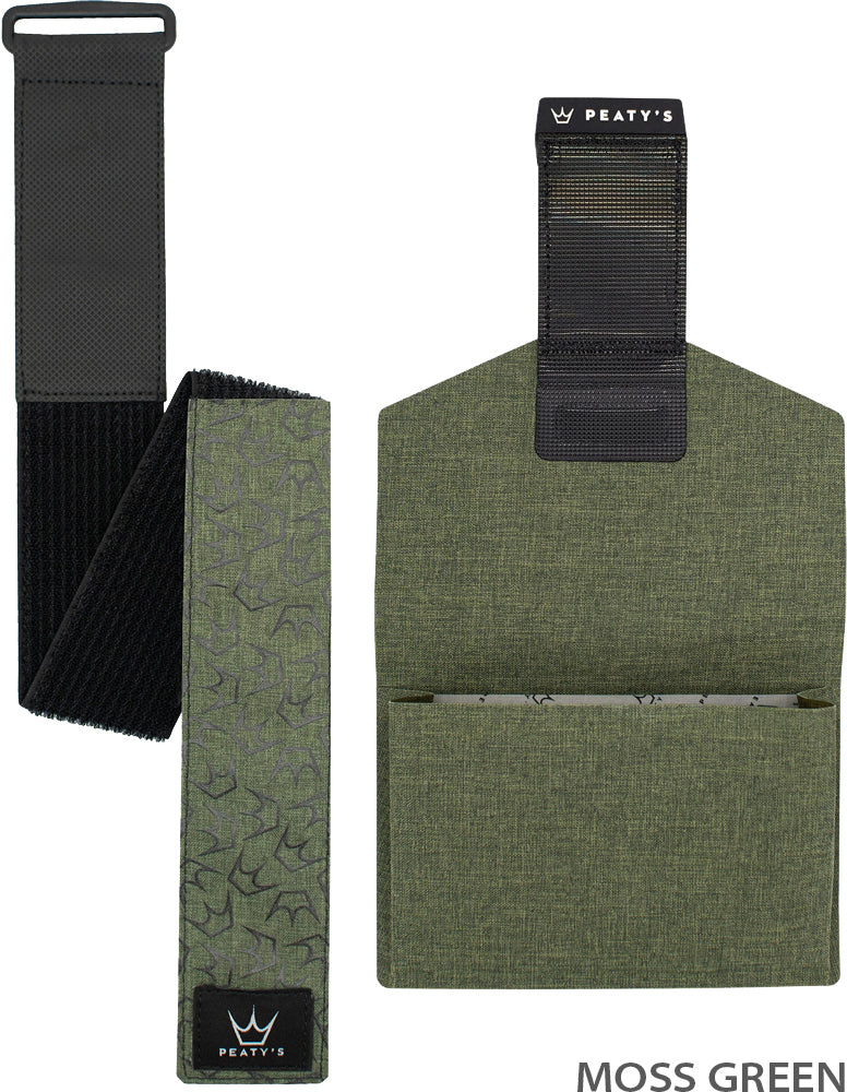 Peaty's holdfast trail tool wrap - frame bag | moss green