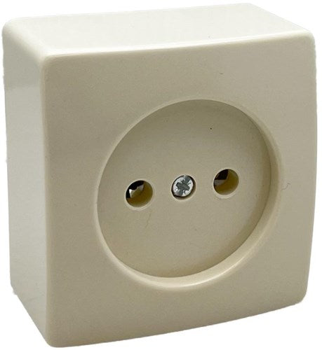 Peha opbouw stopcontact enkel creme - 4678900
