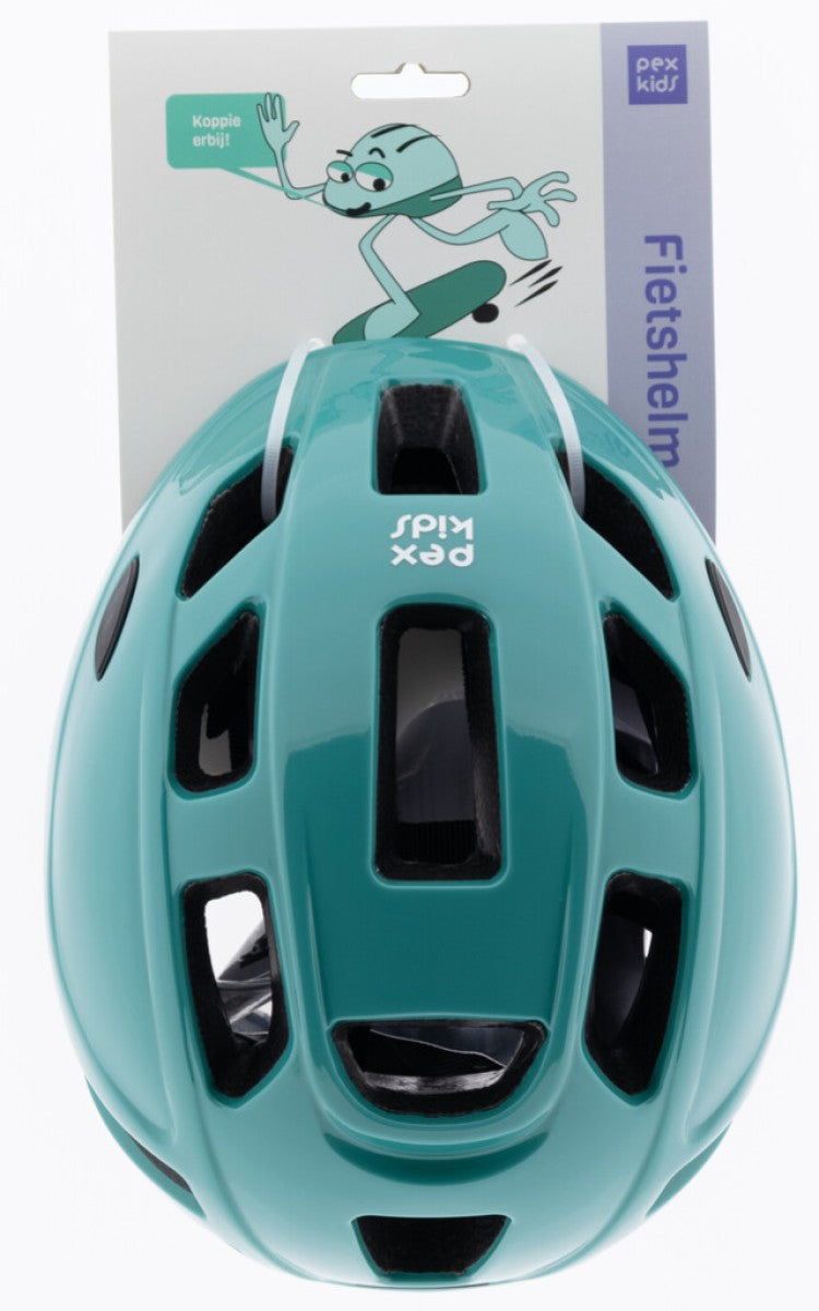 Pexkids kinderhelm in-mold 52-56cm turquoise