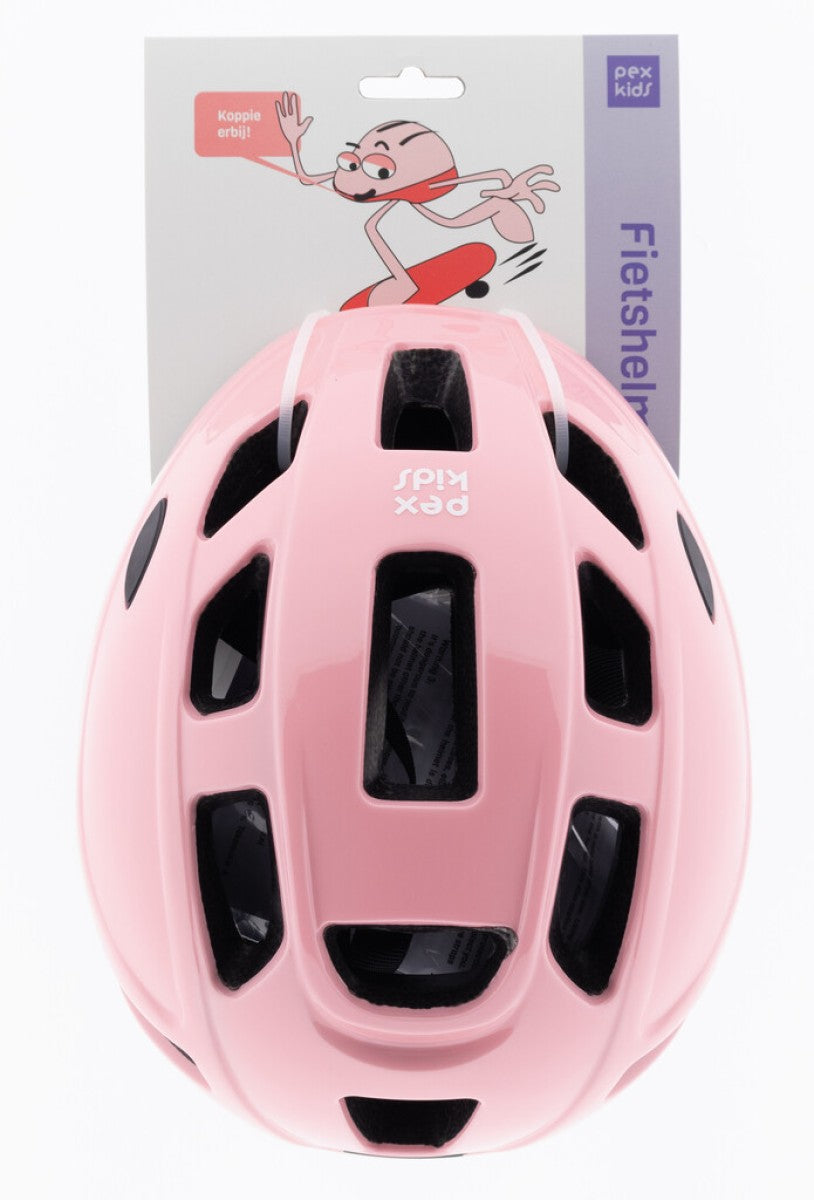 Pexkids kinderhelm in-mold 48-52cm roze