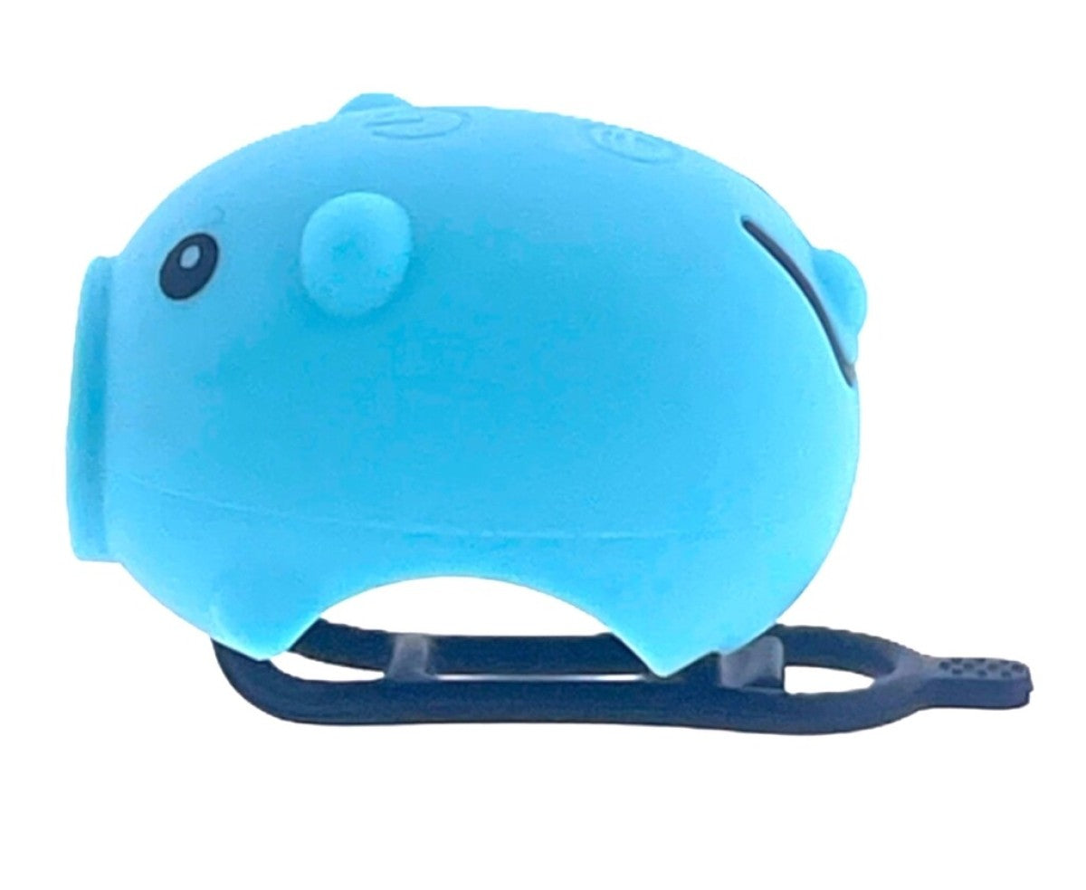 Pexkids led-lamp varken met toeter, usb-oplaadbaar, blauw