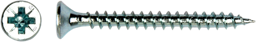 Pgb-europe pgb-fasteners | spaanplaatschroef vzk-z ø 4,5x40 zn | 500 st - pgwvzv001004500402