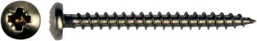 Pgb-europe pgb-fasteners | universele schroef cilinderkop panhead ø 3,5x30 a2 pz2 pgwczva00003500303
