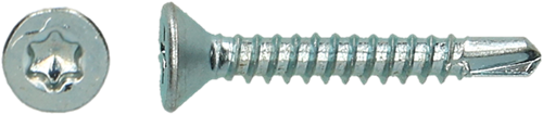 Pgb-europe pgb-fasteners | zelfborende schroef vk d7504o-t ø 5,50x50 zn t25 | 200 st 7504ot001005505003