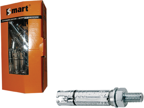 Pgb-europe smart | keilbout smart+ankerstang m8x30x85 zn | 25 st sm000k001080085e
