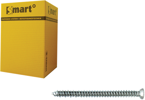 Pgb-europe smart | kozijnschroef vzk-t30 ø 7,50x92 zn | 100 st sm0wsf0010750923
