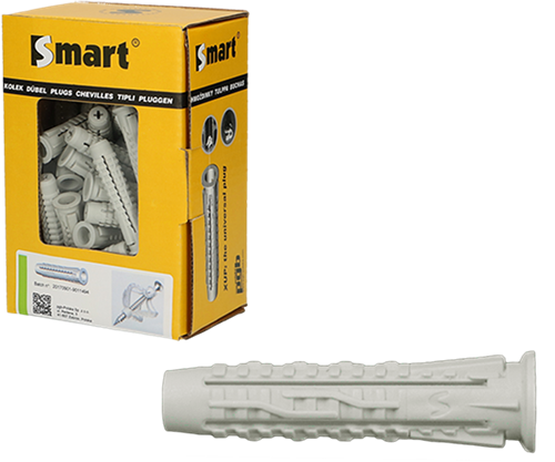 Pgb-europe smart | nylon universeelplug smart xup 8x40 | 100 st sm0xupn00080040e